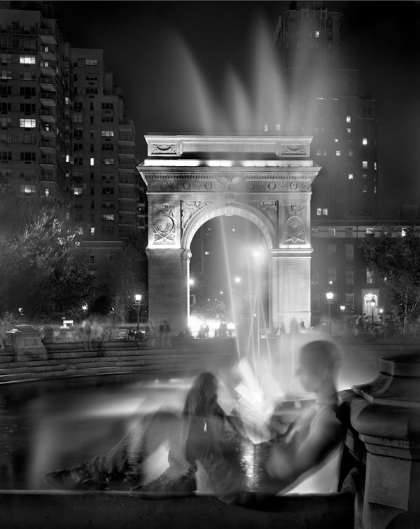 Fausto in Washington Square, Tuesday, August 23rd, 2001, From the City Stages Portfolio by Matthew Pillsbury