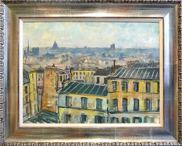 View from Butte Montmartre by Llewellyn Petley-Jones (1908-1986)