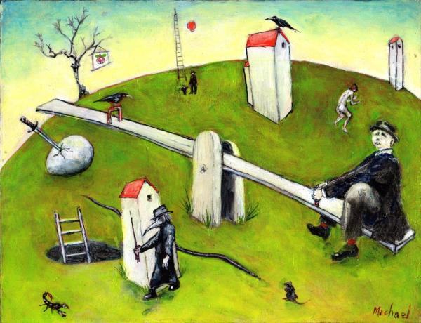 Machinery for the Detection of Free Will - There, There, There, by Michael Hermesh
