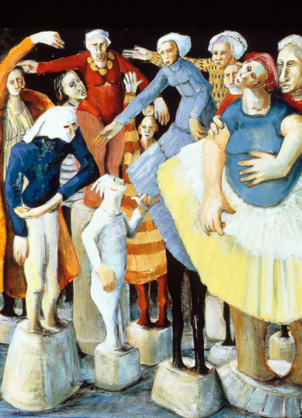 Joyce s Celebration #2 (11 Characters or The Stage is Set) by Eve Whitaker, Image 1.