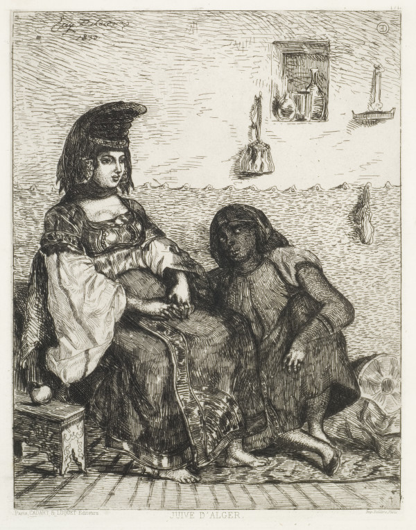 Juive d'Alger by Eugène Delacroix