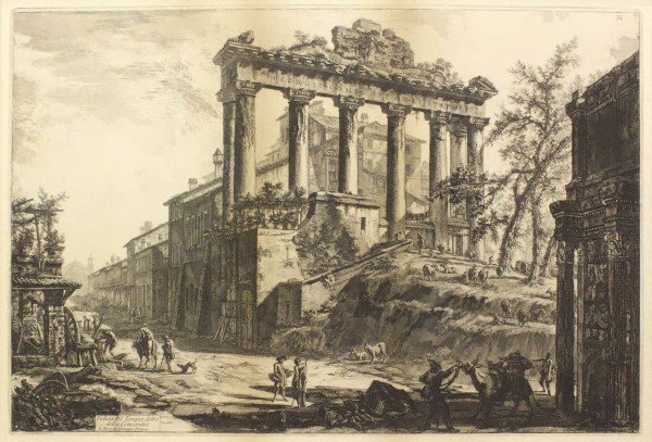 Veduta del Tempio detto della Concordia by Giovanni Battista Piranesi