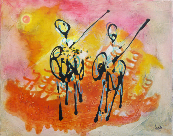 2 Horsemen by Clemente Mimun