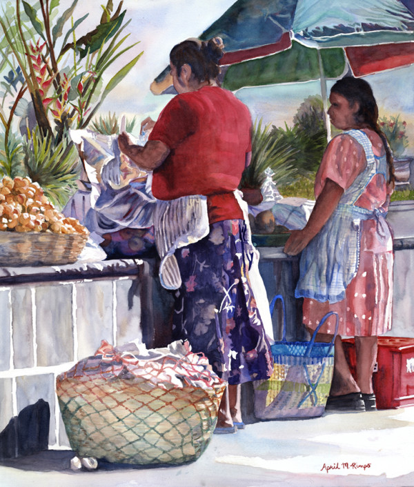 Fruit Vendors by April Rimpo