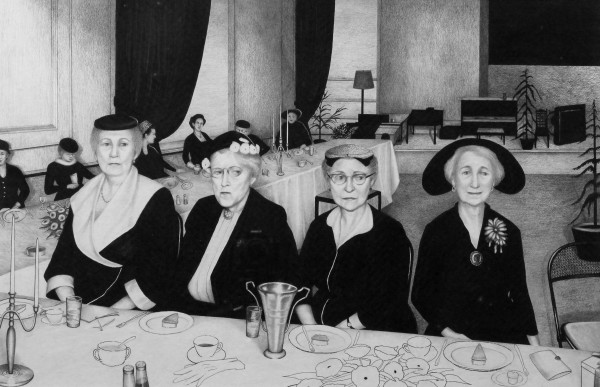 Luncheon of Honor, '55 by Shiela Bocock