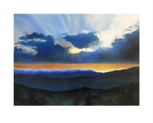 Mountain Sunrise by Elise Okrend