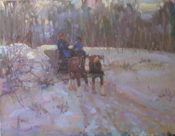 Through the Snow by Valerie Hinz
