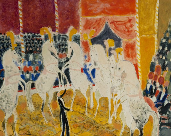 Le salute de la cavalerie (cirque) by Claude Grosperrin