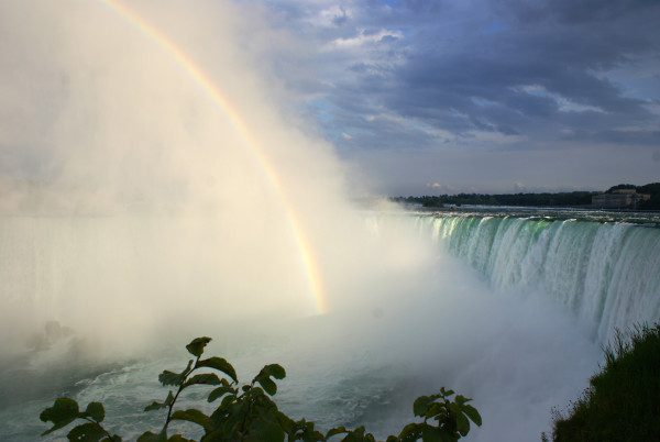 Niagra Falls Rainbow by Paula Karonika
