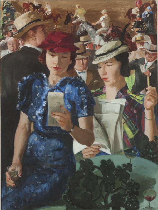 Cocktails at the Races by Randall Davey