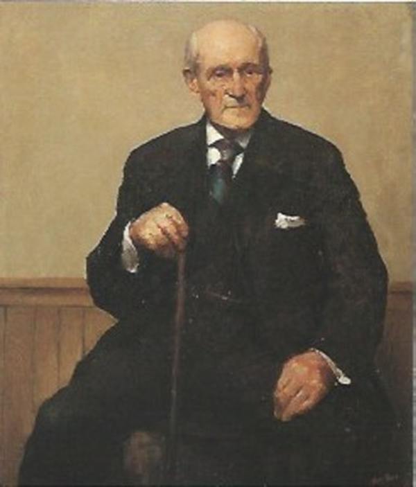 Seated Old Man with Cane by Tunis Ponsen