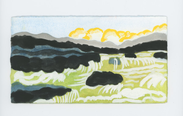 Some Billowy Clouds at the Falls, #1772