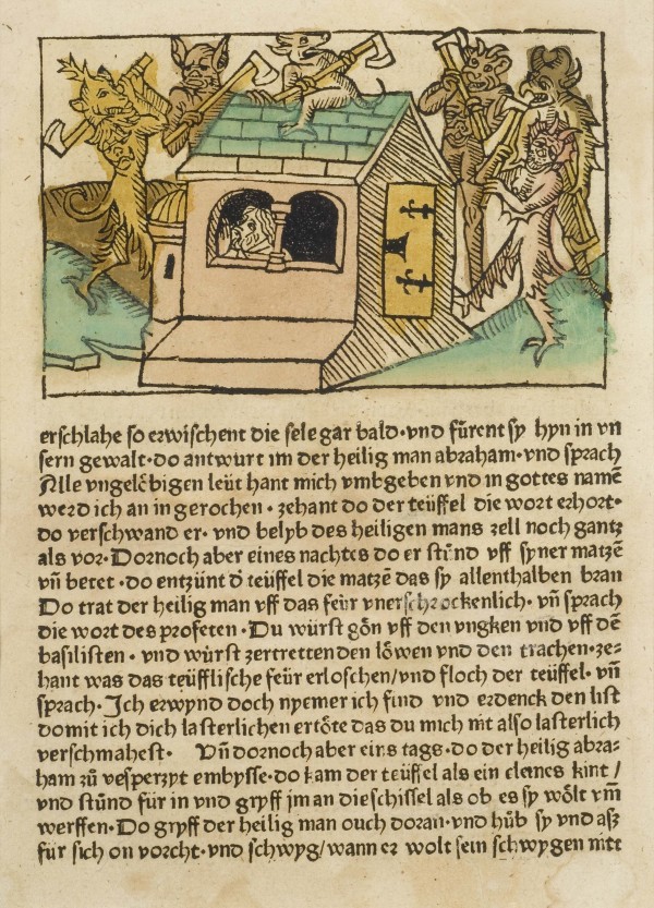 A House Beleaguered by Devils by School of Strassburg