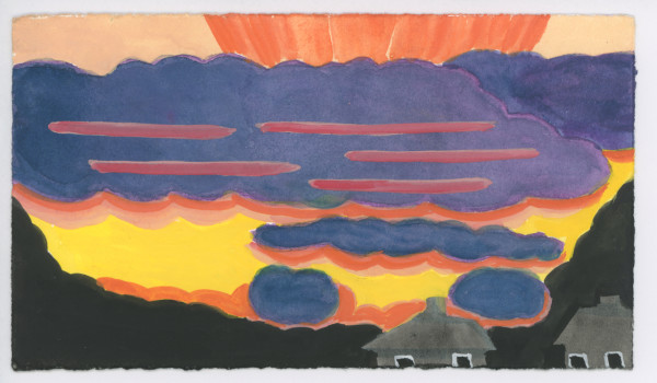 Watching Sunset Clouds, #1526