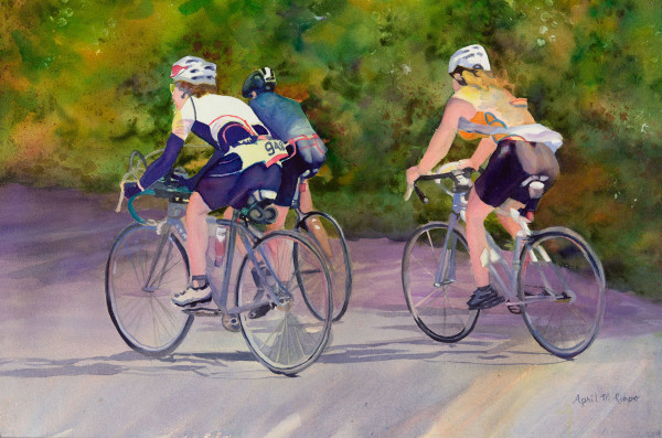 Cycling Together by April Rimpo
