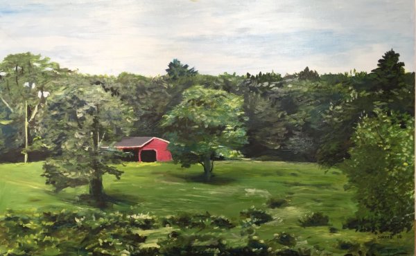 Red Barn by Jose Santos