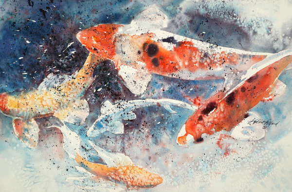 Coy Koi by Julie Gilbert Pollard