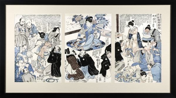 A Great Doctor Treating Serious Diseases by Utagawa Kuniyoshi (1797-1861)