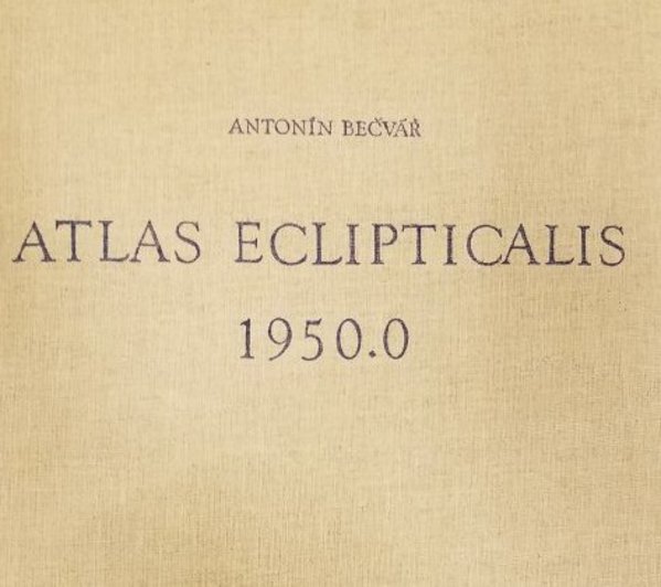 Atlas Eclipticalis 1950.0 by Antonin Becvar