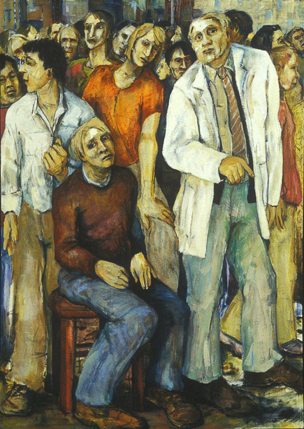 Seated in a City Crowd by Eve Whitaker, Image 1.
