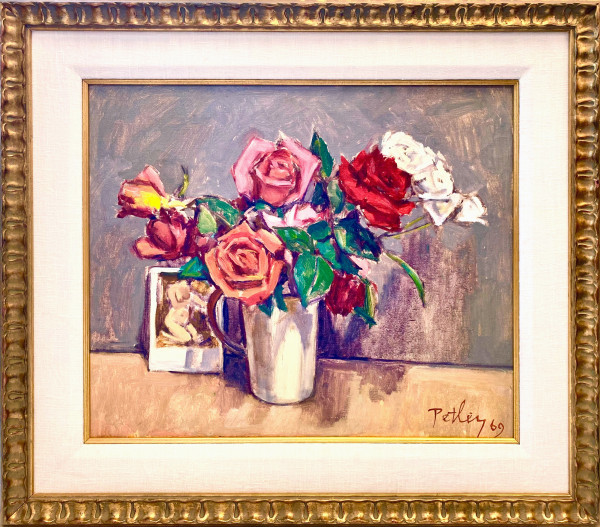 Untitled ( Roses ) by Llewellyn Petley-Jones (1908-1986)