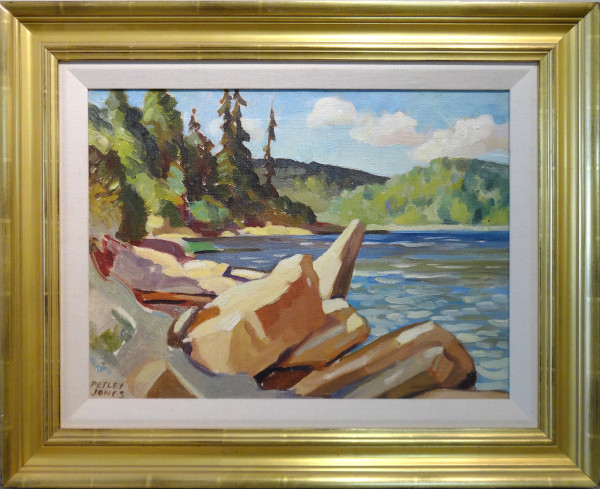 Sturgeon River, Alberta by Llewellyn Petley-Jones (1908-1986)