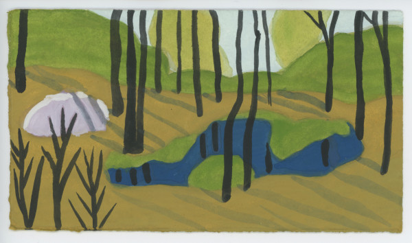 A Rock and a Little Pool on Olmsted Island, #1571