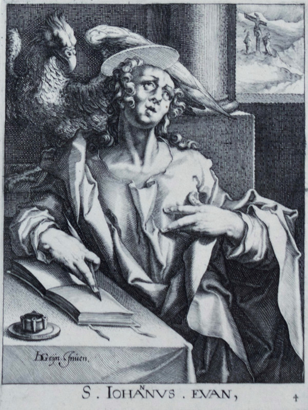 The Four Evangelists, St. John by Jacques de Gheyn