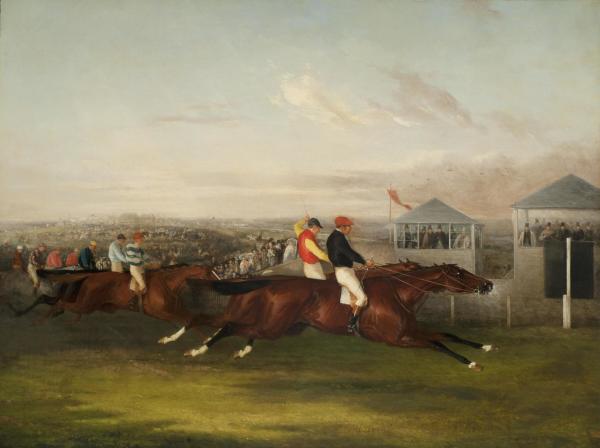 Lord Lyon winning the Derby at Epsom, 1866 by William Joseph Shayer