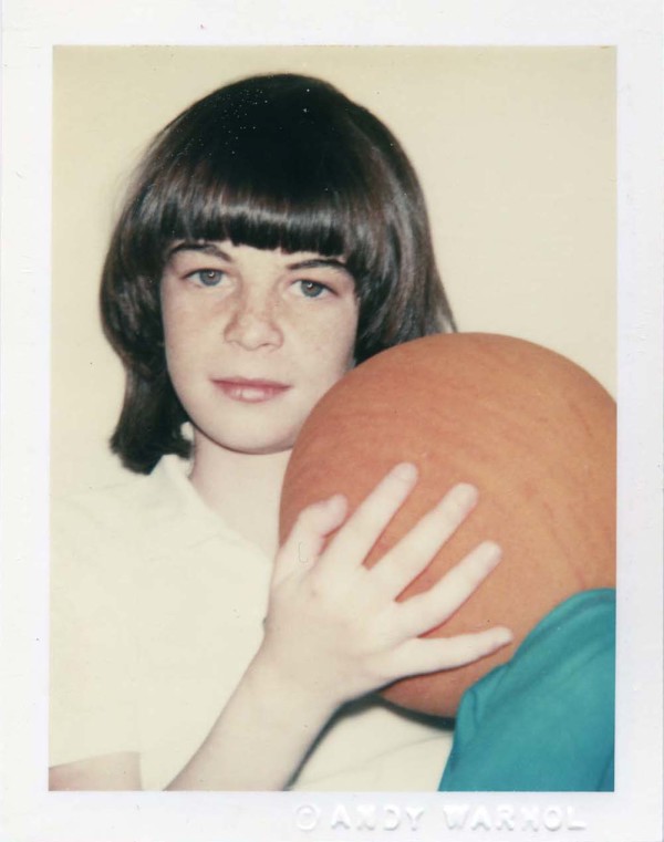 Unidentified Girl (White Shirt, With Ball) by Andy Warhol