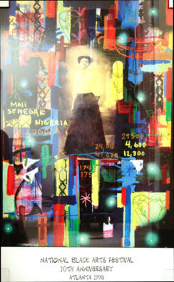 National Black Arts Festival Poster 1998 (Radcliffe Bailey) by National Black Arts Festival