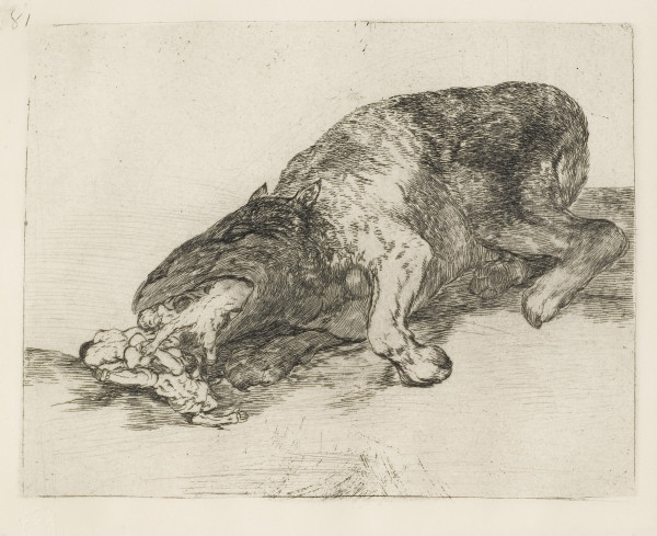 Fiero Monstruo by Francisco de Goya