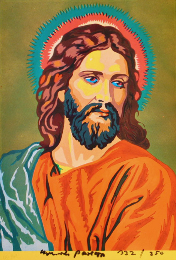 General Dynamic F.U.N. Jesus colour by number by Eduardo Paolozzi