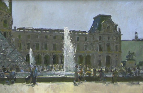 Cooling Off, Fountains of the Louvre, Paris by Thomas J. Coates