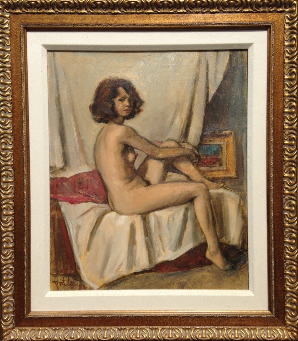 Seated Lady (Nude) by Llewellyn Petley-Jones (1908-1986)