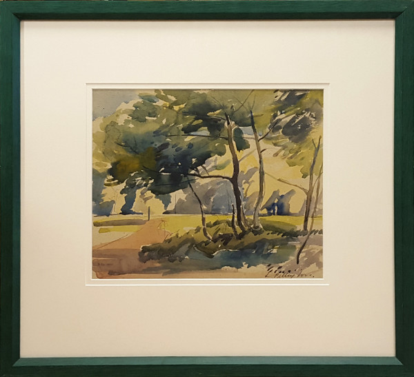 Trees and Shadows by Llewellyn Petley-Jones (1908-1986)