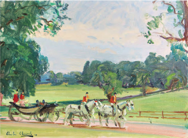 Study for the Royal Ascot Procession by Charles Church