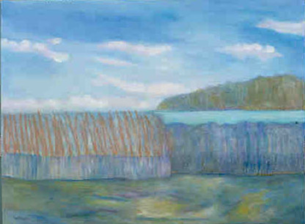 Blue Estuary by Clemente Mimun