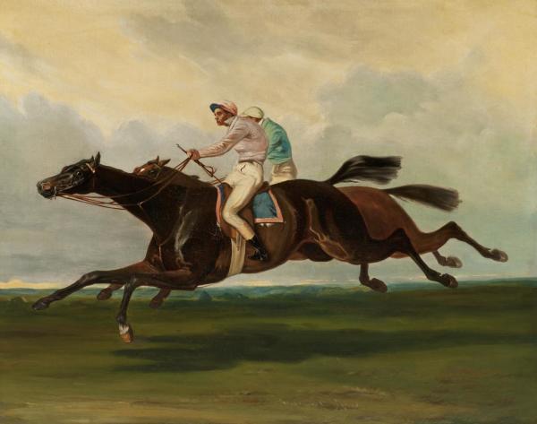 Racing to the Finish (after de Dreux) by Alfred De Dreux