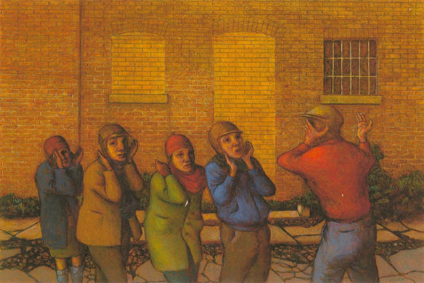 Simon Sez II (with Children) by Leopold Segedin