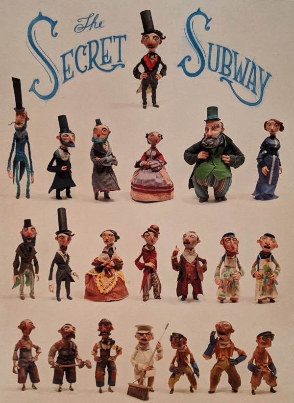 Secret Subway Character LineUp by Christopher Sickels