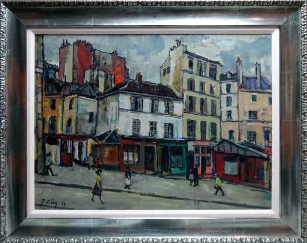 Rue de la Montagne Sainte Geneviève by Llewellyn Petley-Jones (1908-1986)