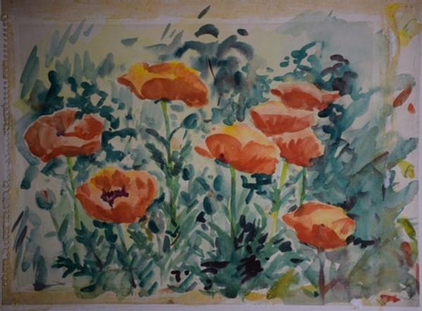 Poppies by Tunis Ponsen