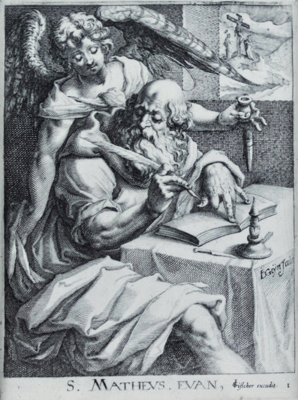 The Four Evangelists, St. Matthew by Jacques de Gheyn