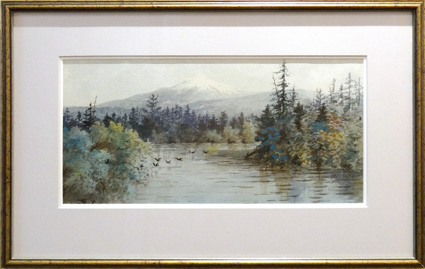 Untitled landscape by Thomas Harrison Wilkinson (1847-1929)