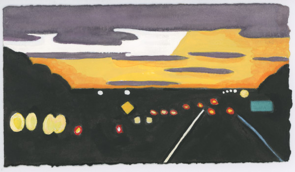 Where the White Sky Meets the Yellow Sky Above the Beltway #1525