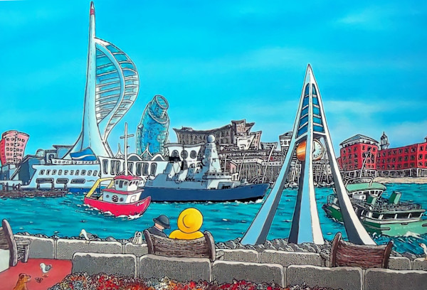 Eb & Flo - On D Waterfront by Al Warner