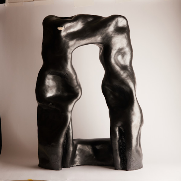 Black Sculpture by Mohamed Ouedraogo