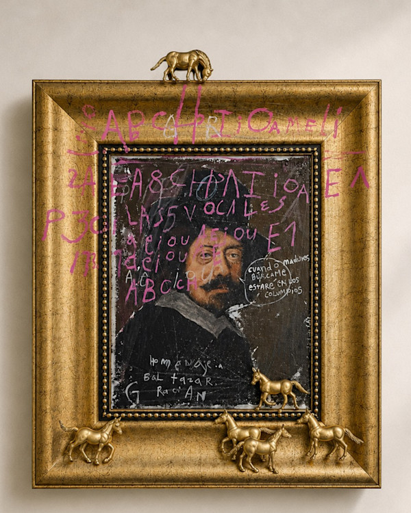 Homenaje a Baltasar Gracián by Armando Romero, Image 6.