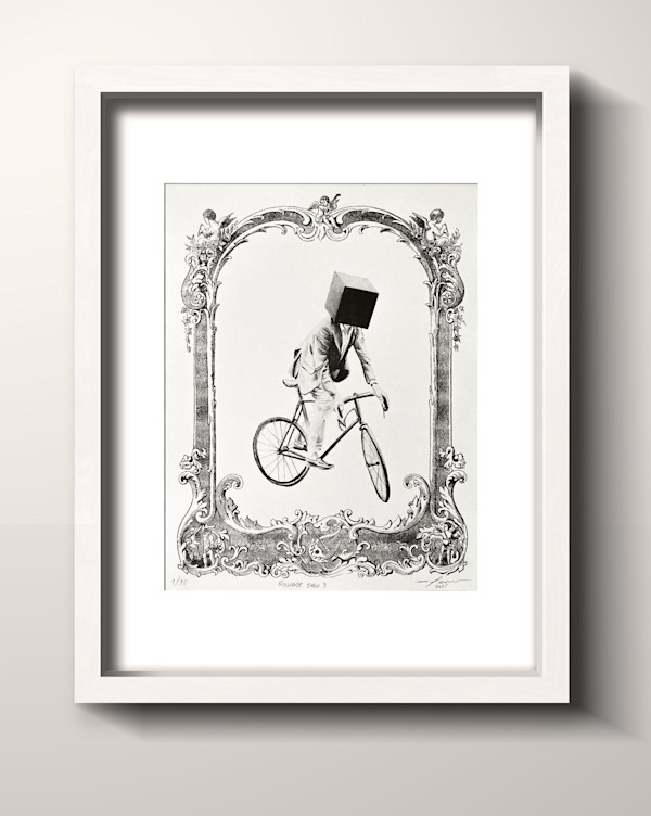 Hombre cubo en bicicleta by Fermín Ferrer, Image 1.